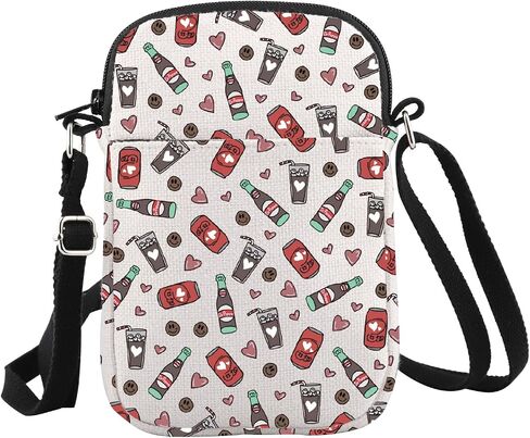 WCGXKO Soda Crossbody Bag Favourite Drink Soda Social Club Soda Pepper Gift in Kuwait