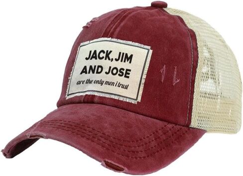 BRIEF INSANITY Drinking Themed Funny Trucker Hats for Women and Men, Unisex Novelty Snapback Hats for Adults in Kuwait