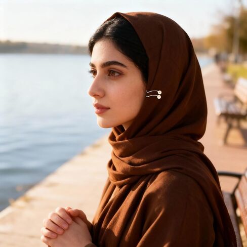 12 قطعة من مشابك الحجاب للنساء، مشابك وشاح اللؤلؤ الإسلامي، دبوس بروش لؤلؤي للحجاب متعدد الألوان، مشبك شال وشاح إسلامي، إكسسوارات فستان الزفاف، 3 ألوان in Kuwait