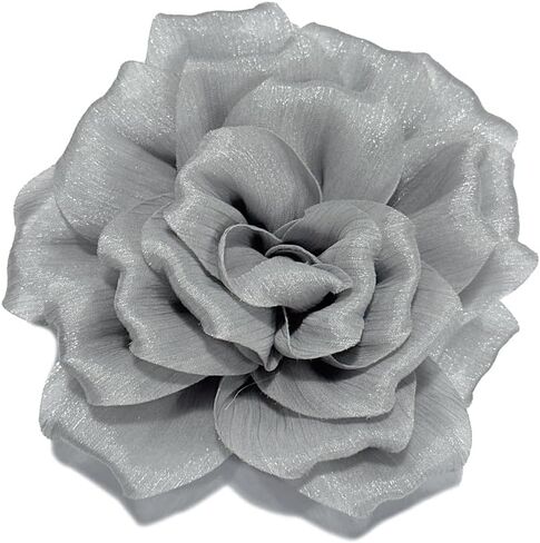 Flash Camellia Flower Brooch Pin for Women Men Elegant Texture Fabric Dahlia Rose Floral Brooches Lapel Pins Dainty Wedding Holiday Party Costume Dress Accessories Jewelry in Kuwait
