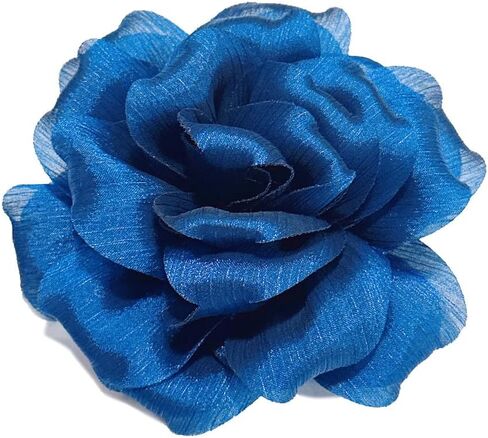 Flash Camellia Flower Brooch Pin for Women Men Elegant Texture Fabric Dahlia Rose Floral Brooches Lapel Pins Dainty Wedding Holiday Party Costume Dress Accessories Jewelry in Kuwait