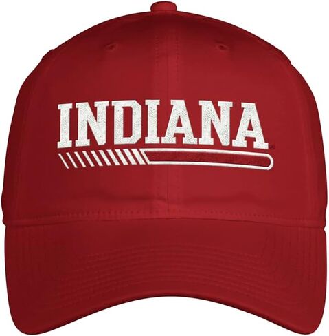قبعة Indiana Hoosiers Slo قابلة للتعديل للرجال من أديداس - أحمر in Kuwait
