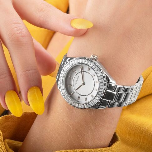 Sekonda Classic Margot Ladies 34mm Quartz Watch with Analogue Display, and Stainless Steel Strap in Saudi Arabia