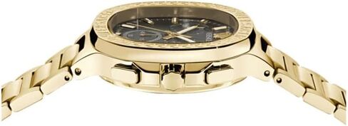 Versace V-Chrono Square Leather Watch in Kuwait