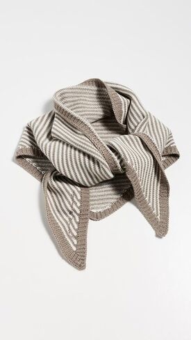Favorite Daughter Women's The Stripe Knitted Triangle Scarf in Saudi Arabia