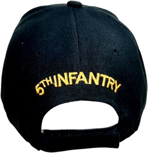 5th Infantry Division Ball Cap Hat Black Embroidered Acrylic Army H4 in Saudi Arabia