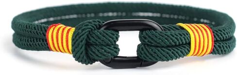 Handmade 4mm Milan Rope Braided Bracelet Black Oval Button Cord Braclet For Men Outdoor Armband Survival Jewelry Gift Homme in Kuwait