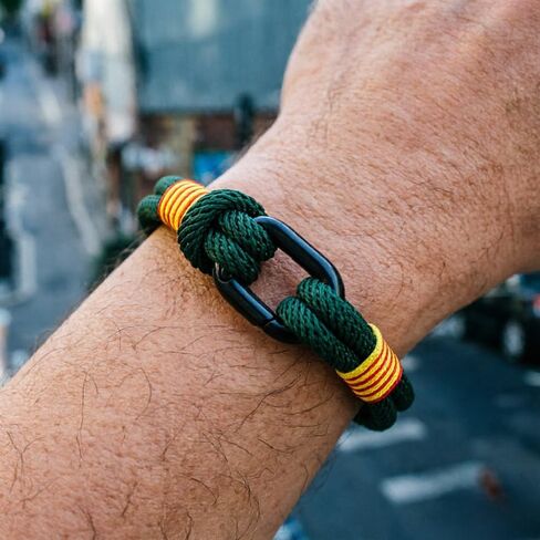 Handmade 4mm Milan Rope Braided Bracelet Black Oval Button Cord Braclet For Men Outdoor Armband Survival Jewelry Gift Homme in Kuwait