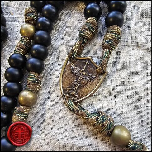 Rugged Rosaries - Soldier Paracord Rosary in Military Camo - Strongest Rosaries in Saudi Arabia