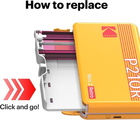 KODAK 4PASS Film Cartridge 2.1" x 3.4" (60 Sheets) for Kodak Mini 2 Retro and Mini Shot 2 Retro in Kuwait