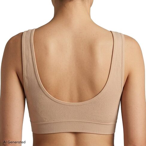 Lands' End Womens Full Coverage Bra Cotton Comfort Seamless Basics in Kuwait