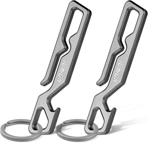 Anti-Lost Grade 5 Titanium Pocket Clip, Ultra Light Key Chain Clip for Pants Pocket & Bag in Saudi Arabia