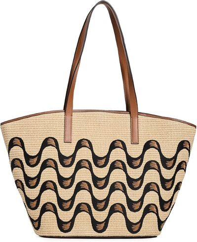 FARM Rio Women's Raffia Basket Large Tote Bag in Saudi Arabia