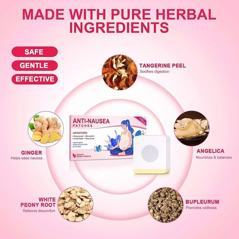 Pregnancy Nausea Relief Patches – Morning Sickness Relief for Pregnant Women, Natural Fast-Acting Nausea Support in Saudi Arabia