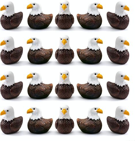 20PCS Mini Resin Jesus Ducks Figures Tiny Plastic Duck Bulk Little Animal Figurines to Hide Small Ducks in Novel Designs for Classroom Rewards Party Favors DIY Crafts Kits (5 Styles 4 of Each) in Saudi Arabia