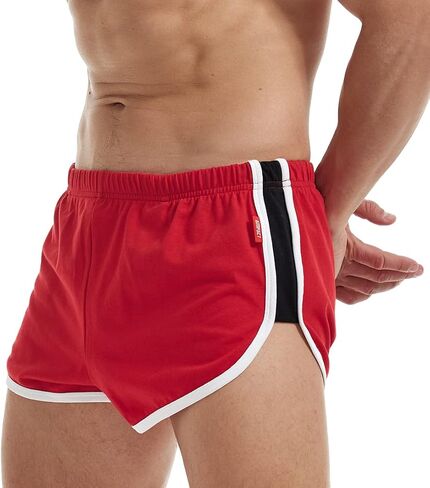 AIMPACT Mens Running Athletic Short Shorts Lightweight Breathable Sexy Booty Shorts Side Split in Saudi Arabia
