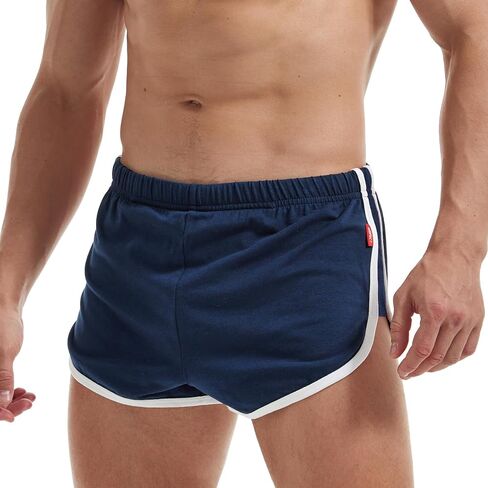 AIMPACT Mens Running Athletic Short Shorts Lightweight Breathable Sexy Booty Shorts Side Split in Kuwait