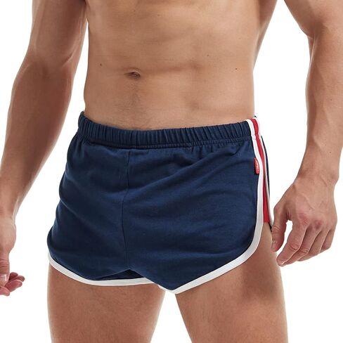 AIMPACT Mens Running Athletic Short Shorts Lightweight Breathable Sexy Booty Shorts Side Split in Kuwait