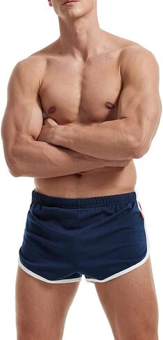 AIMPACT Mens Running Athletic Short Shorts Lightweight Breathable Sexy Booty Shorts Side Split in Kuwait