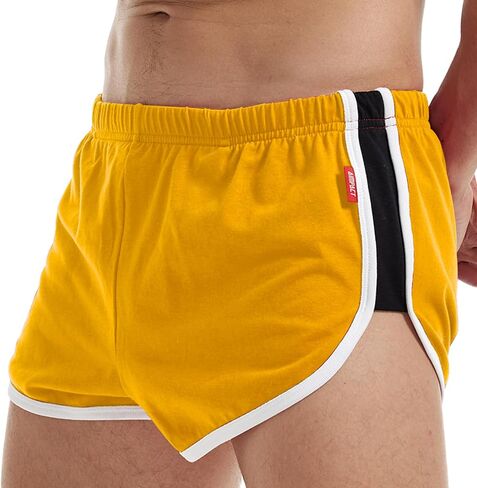 AIMPACT Mens Running Athletic Short Shorts Lightweight Breathable Sexy Booty Shorts Side Split in Kuwait