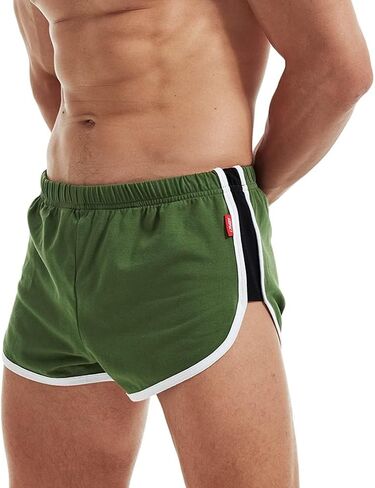 AIMPACT Mens Running Athletic Short Shorts Lightweight Breathable Sexy Booty Shorts Side Split in Kuwait