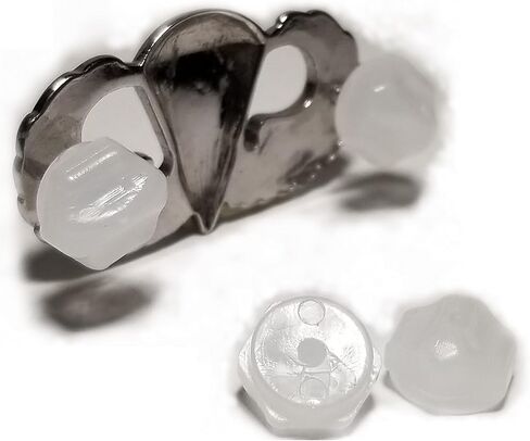 Dammits 24 أو 12 PACK - Clear Badge Clutchback قبضة مريحة وسلسة ومحكمة in Kuwait
