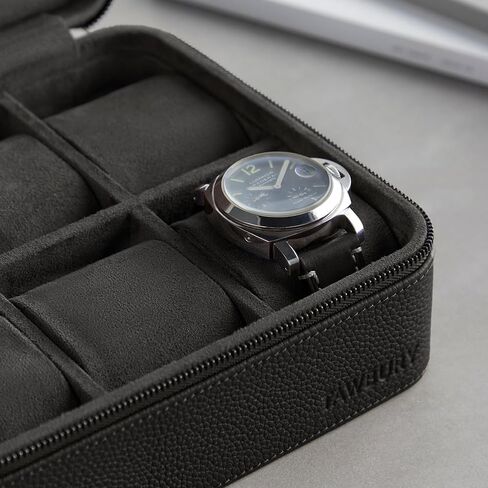 TAWBURY Fraser 4 Watch Case (Black) with a Set of 4 X-Small Pillows to Fit 5.5-6.9" Wrists in Saudi Arabia