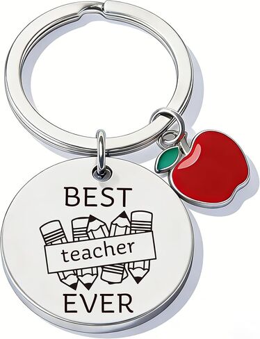 Thank You Keychain for Teachers, Teacher Appreciation Gifts for Women, Best Teacher Gifts for End of Year Christmas Valentines Day in Saudi Arabia