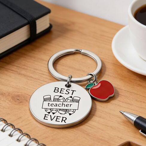 Thank You Keychain for Teachers, Teacher Appreciation Gifts for Women, Best Teacher Gifts for End of Year Christmas Valentines Day in Saudi Arabia