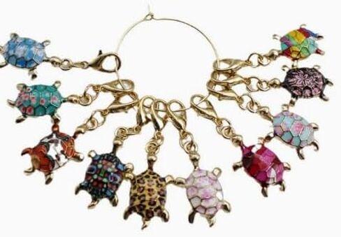 10pcs Turtle Keychain Set Cute and Stylish Multiple Styles Suitable for Decorating Backpacks Wallets Handbags in Kuwait