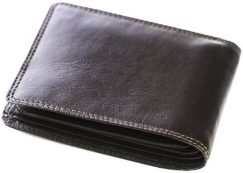 Visconti Heritage 17 Bifold Mens Soft Leather ID Card Case Wallet Brown in Saudi Arabia