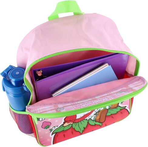 Fast Forward Strawberry Shortcake 16" Backpack Bottom Half Moon with 1 Front Pocket in Kuwait