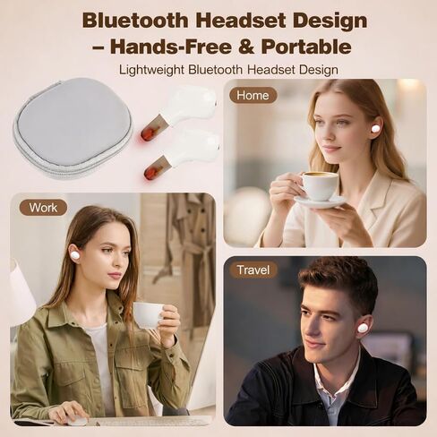 2026 Upgraded Red Light Therapy for Ears & Nose – 650nm LED Ear & Sinus Wellness Device, Hands-Free, Lightweight & Portable for Home, Work & Travel (White) in Saudi Arabia