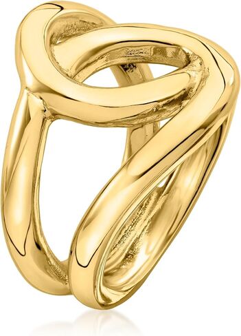 Ross-Simons Italian 18kt Yellow Gold-Plated Swirl Ring in Kuwait