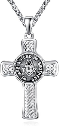 Norse Viking Necklace with Rolo Chains for Men Women Vintage Amulet Jewelry Gift in Saudi Arabia