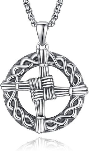 Norse Viking Necklace with Rolo Chains for Men Women Vintage Amulet Jewelry Gift in Saudi Arabia