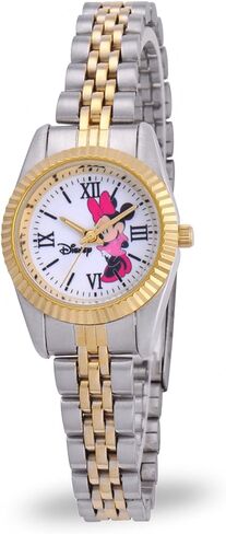 Minnie Mouse Watch for Women, Stylish Minnie Mouse Watches for Women, Elegant 's Watch, Perfect Watches, Classic, Silver Stainless Steel Strap in Kuwait
