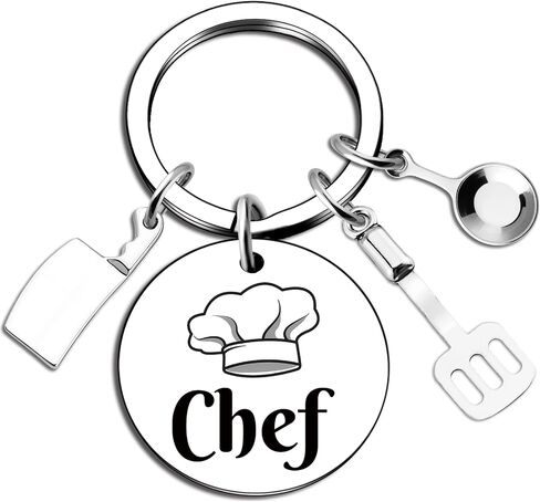 Chef Gifts For Women Men Cooking Culinary Gifts For People Who Love To Cook Gift For Cooking Lovers Culinary Students Keychain Chef Accessories Unique Chefs Jewelry Ideas in Kuwait