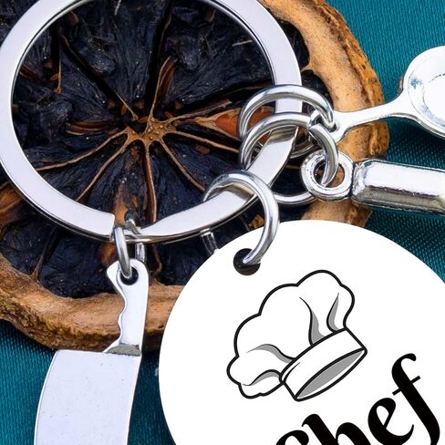 Chef Gifts For Women Men Cooking Culinary Gifts For People Who Love To Cook Gift For Cooking Lovers Culinary Students Keychain Chef Accessories Unique Chefs Jewelry Ideas in Kuwait