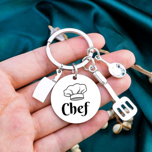 Chef Gifts For Women Men Cooking Culinary Gifts For People Who Love To Cook Gift For Cooking Lovers Culinary Students Keychain Chef Accessories Unique Chefs Jewelry Ideas in Kuwait