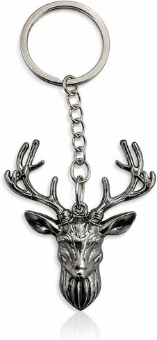 Deer Keychain – Wildlife Animal Charm Accessory for Keys, Backpacks, Bags and Nature-Inspired Gifts in Kuwait