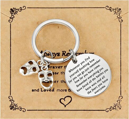 HUTIMY Theatre Gifts for Men Women Actress Comedy and Tragedy Masks Actor Merch Drama Keychain in Kuwait