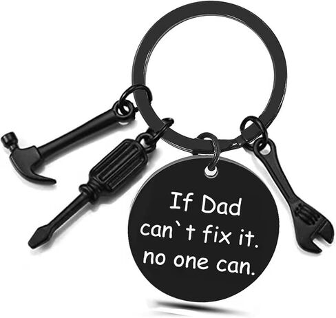 Personalized Father Gifts from Daughter/Son/Wife,One Piece Custom Keychain,Birthday gifts for Dad,Bonus Dad Gifts in Saudi Arabia