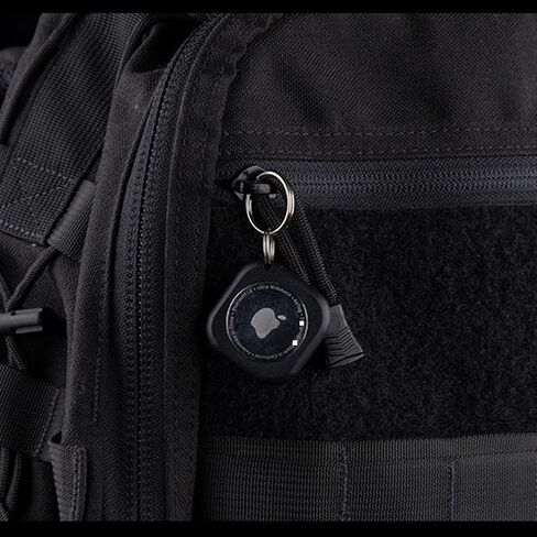 Airtag Keychain Holder Case for Apple Airtag Mount Assisted Compatible with 19mm Picatinny Rail Tactical Accessory in Saudi Arabia