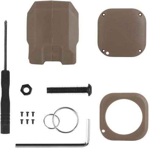 Airtag Keychain Holder Case for Apple Airtag Mount Assisted Compatible with 19mm Picatinny Rail Tactical Accessory in Saudi Arabia
