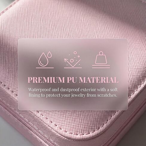 24 Pcs Travel Jewelry Boxes Exquisite Travel Jewelry Case Bulk Jewelry Boxes Portable Jewelry Box Mini Jewelry Box Travel for Necklaces Pendants Bracelets Watches Rings Earrings in Saudi Arabia