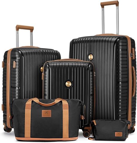 Joyway oyway Luggage Sets 5 Piece with 10PCS Travel Makeup Bag Set in Saudi Arabia
