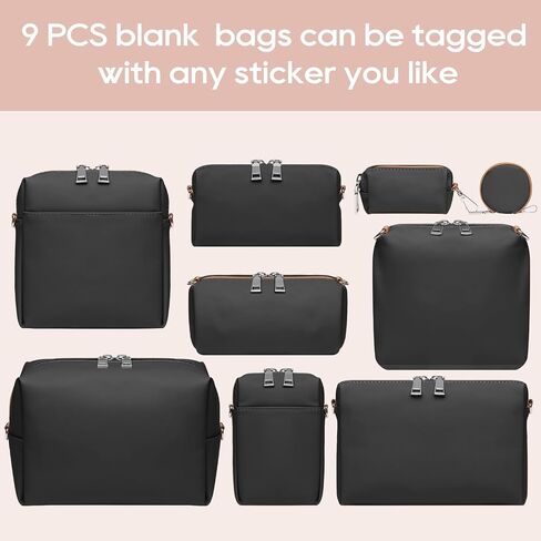 Joyway oyway Luggage Sets 5 Piece with 10PCS Travel Makeup Bag Set in Saudi Arabia