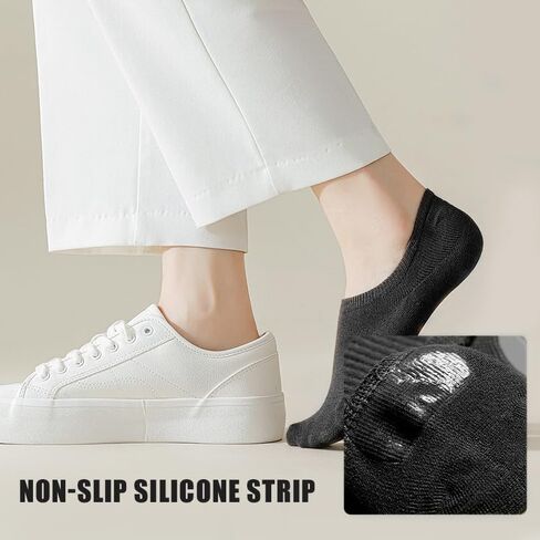 DandyChic Mens No Show Socks 12 Pairs Low Cut Invisible Sock With Non Slip Grips for Loafer Sneakers Boat Shoes in Saudi Arabia