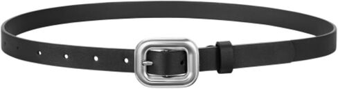 JASGOOD Women Skinny Leather Belt for Jeans Pants Dresses Fashion Ladies Thin Waist Belt with Metal Buckle in Kuwait